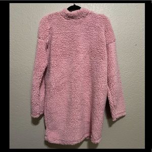 Missguided fluffy long sleeve sweater dress